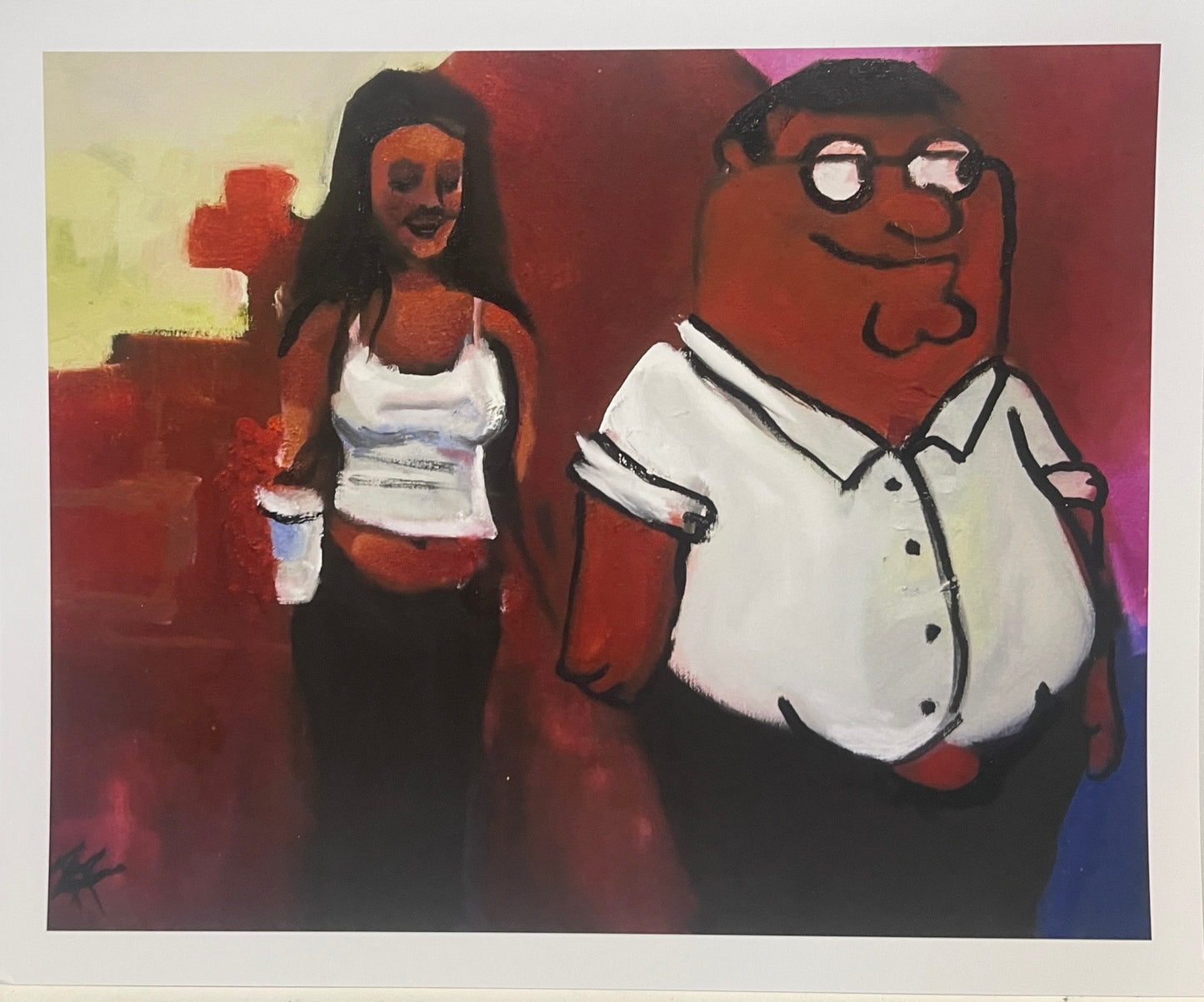 DEEP FRIED FAMILY GUY print